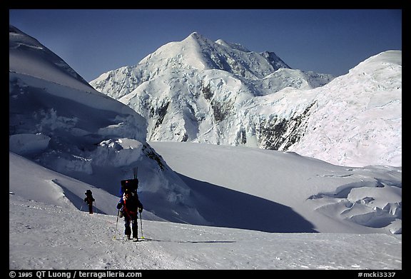 Up to the 14300 camp again. Denali, Alaska (color)