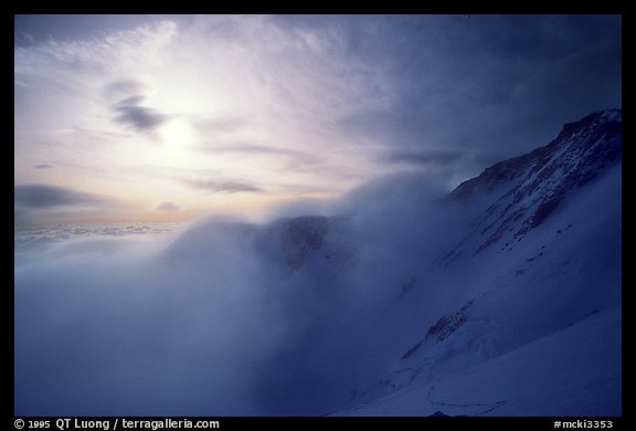 Storm clouds approaching. Denali, Alaska (color)