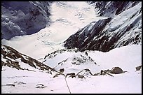 On the West Rib. Denali, Alaska ( color)