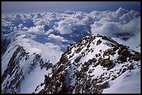 The West Buttress is easy but very airy. You cannot travel it if there are high winds. Denali, Alaska ( color)