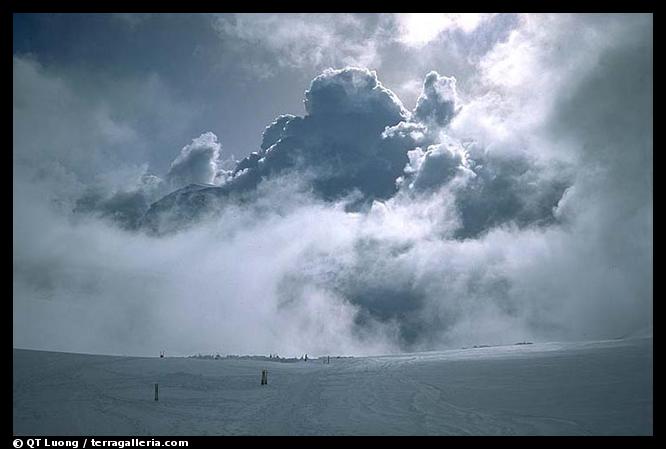 The deserted 11000 camp. Denali, Alaska