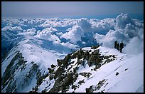 Upper section of West Buttress of Mt McKinley. Denali National Park, Alaska, USA.