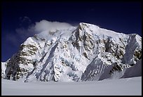 North Face of Mt Hunter. Denali National Park, Alaska, USA.