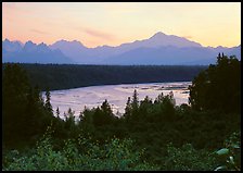 Mt Mc Kinley from Denali State Park. Denali National Park ( color)