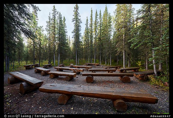 Amphitheater, Riley Creek Campground. Denali National Park (color)