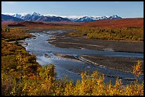Savage River in autumn. Denali National Park ( color)