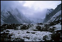 Fresh snow dusts the Arrigetch Peaks. Gates of the Arctic National Park ( color)