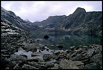 Lake II in Aquarius Valley near Arrigetch Peaks. Gates of the Arctic National Park, Alaska, USA.