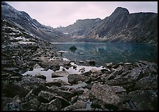 Lake II in Aquarius Valley near Arrigetch Peaks. Gates of the Arctic National Park ( color)