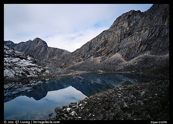 Lake I in Aquarius Valley near Arrigetch Peaks. Gates of the Arctic National Park (color)