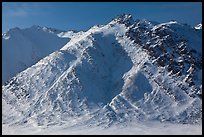 Brooks Range mountains above Artic Plain. Gates of the Arctic National Park, Alaska, USA. (color)