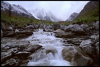 Stream and Arrigetch Peaks. Gates of the Arctic National Park ( color)