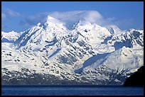 The Fairweather range, West arm. Glacier Bay National Park, Alaska, USA.