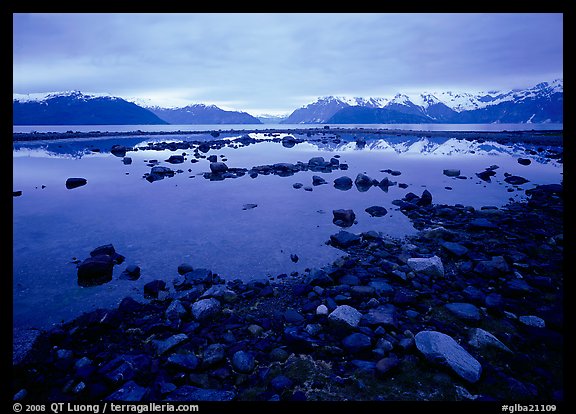 Accross the West arm from near Scidmore bay. Glacier Bay National Park (color)