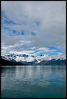 Fairweather range with clearing clouds. Glacier Bay National Park, Alaska, USA.