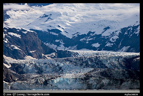 Tidewater glacier, West Arm. Glacier Bay National Park (color)