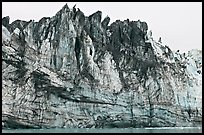 Face of Margerie Glacier with black ice. Glacier Bay National Park ( color)