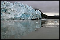 Margerie Glacier reflected in Tarr Inlet. Glacier Bay National Park, Alaska, USA.