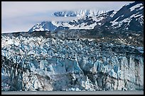 Ice face of Lamplugh glacier. Glacier Bay National Park, Alaska, USA.