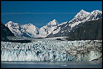 Margerie Glacier and Fairweather range. Glacier Bay National Park ( color)