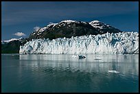 Wide front of Margerie Glacier and Tarr Inlet. Glacier Bay National Park, Alaska, USA.