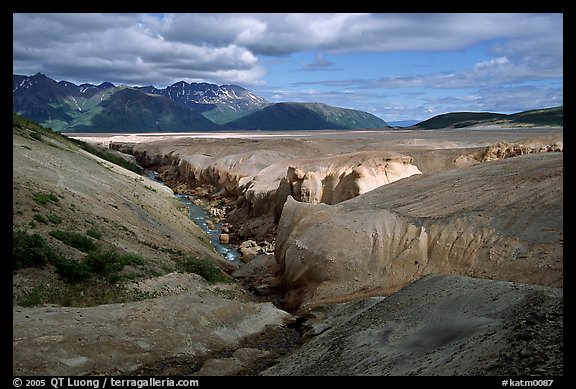 Lethe river, Valley of Ten Thousand smokes. Katmai National Park, Alaska, USA.