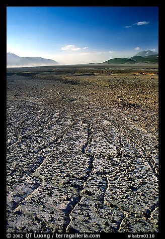 Ash formation, Valley of Ten Thousand smokes. Katmai National Park, Alaska, USA.