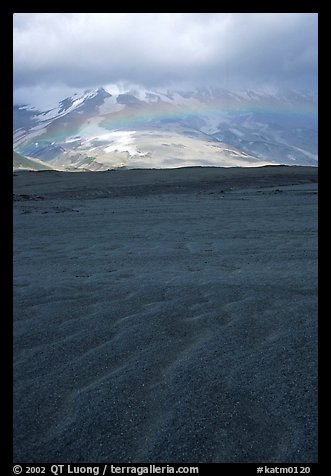 Ash formation, Valley of Ten Thousand smokes. Katmai National Park (color)