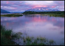 Sunset on the Brooks river. Katmai National Park ( color)