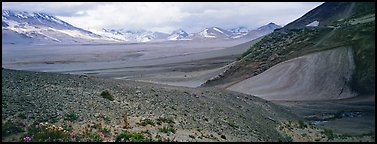 Valley of Ten Thousand Smokes. Katmai National Park (Panoramic color)