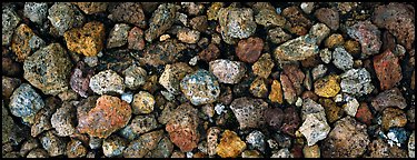 Pumice close-up, Valley of Ten Thousand Smoke. Katmai National Park (Panoramic color)