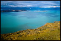 Aerial View of Naknek Lake in autumn. Katmai National Park ( color)