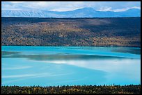 Naknek Lake with patch of glassy water. Katmai National Park ( color)