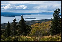 Lake Brooks from above, autumn. Katmai National Park, Alaska, USA.