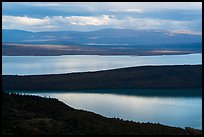 Iliuk Arm and North Arms of Naknek Lake from above. Katmai National Park ( color)