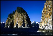 Islands in Aialik Bay. Kenai Fjords National Park, Alaska, USA.