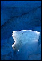 Glacial ice detail at the terminus of Exit Glacier. Kenai Fjords National Park ( color)