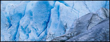 Ice close-up, Exit Glacier. Kenai Fjords  National Park (Panoramic color)