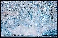 Face of Northwestern Glacier, Northwestern Lagoon. Kenai Fjords National Park, Alaska, USA.