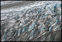 Crevassed Exit glacier section. Kenai Fjords National Park ( color)