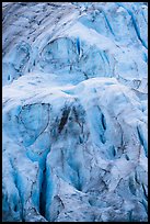 Detail of steep section of Exit Glacier. Kenai Fjords National Park ( color)