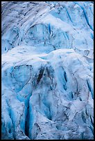 Detail of steep section of Exit Glacier. Kenai Fjords National Park ( color)