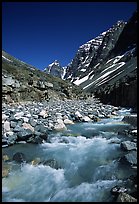 Swift creek below the Telaquana Mountains. Lake Clark National Park ( color)