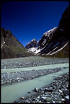 Valley I below the Telaquana Mountains. Lake Clark National Park, Alaska, USA.