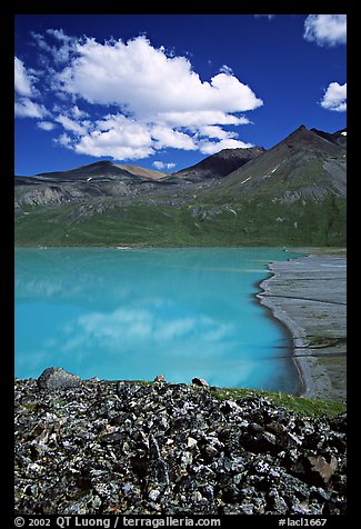 East end of Turquoise Lake. Lake Clark National Park (color)