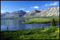Twin Lakes, morning. Lake Clark National Park, Alaska, USA.
