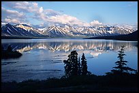 Twin Lakes, evening. Lake Clark National Park, Alaska, USA.