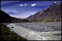 Valley II below the Telaquana Mountains. Lake Clark National Park, Alaska, USA.