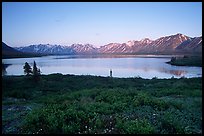 Twin Lakes, sunset. Lake Clark National Park, Alaska, USA.