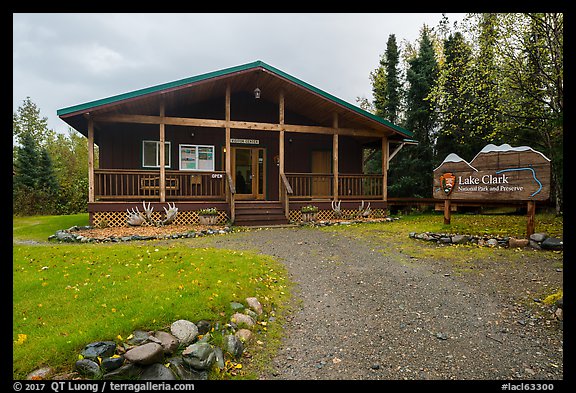 Visitor Center. Lake Clark National Park (color)